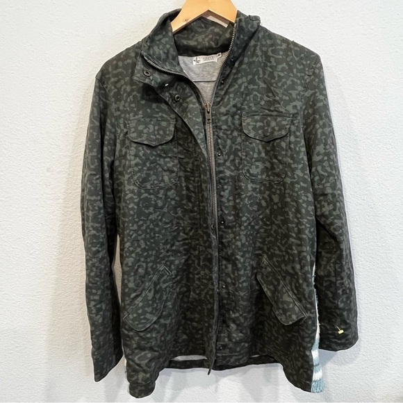 Carve Designs Ryder Jacket Moss Camo mixed fabric knit back media size small - Picture 4 of 11